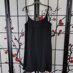 Eileen Fisher Black Linen Dress Size Small